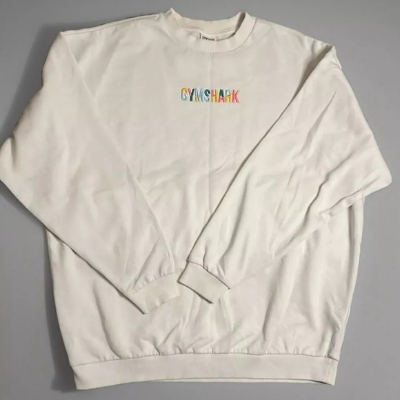 Gymshark oversized sweater with rainbow embroidery - Picture 1 of 7